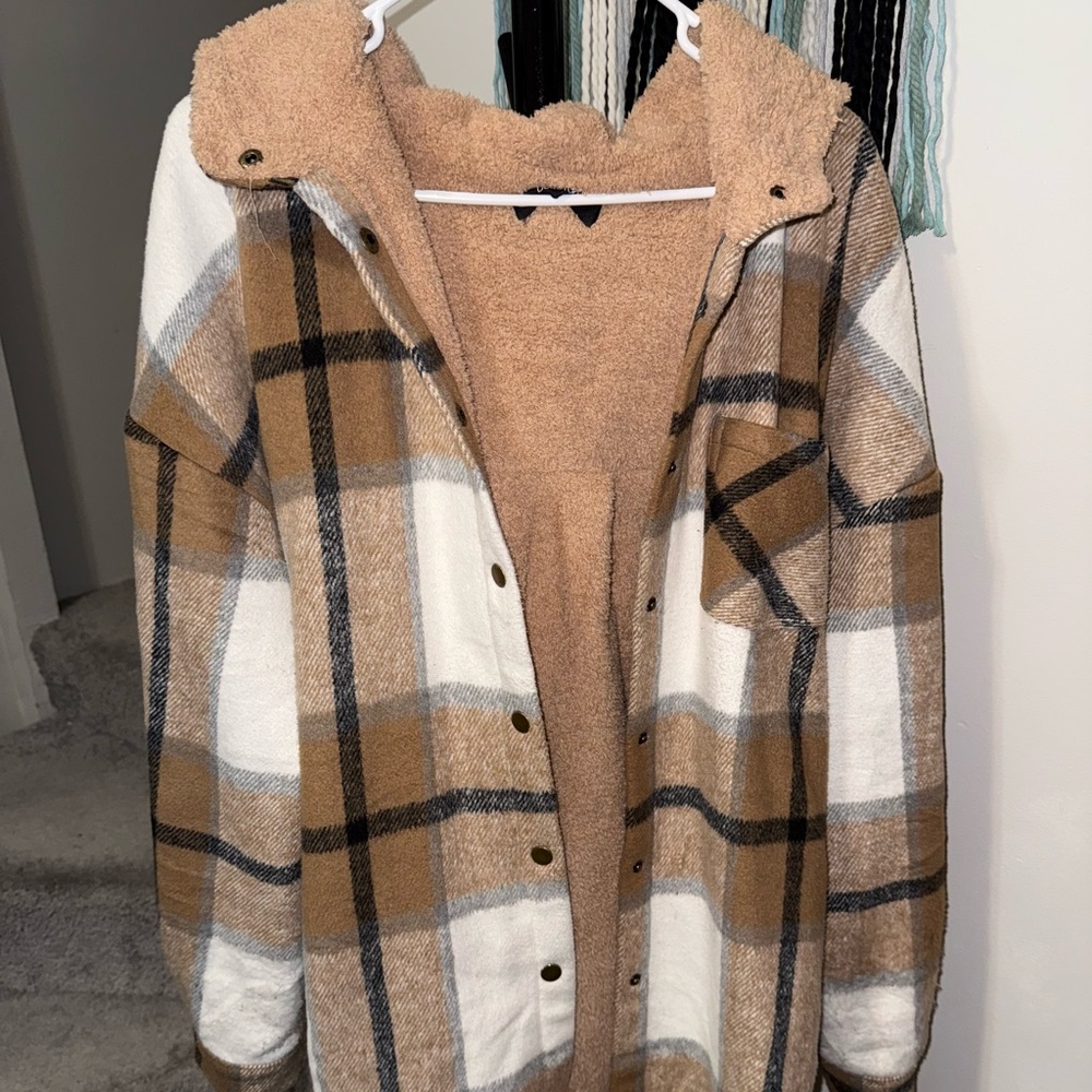 Brown Flannel Jacket